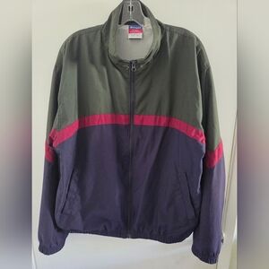 Vintage Champion Track Windbreaker Jacket  Size Medium